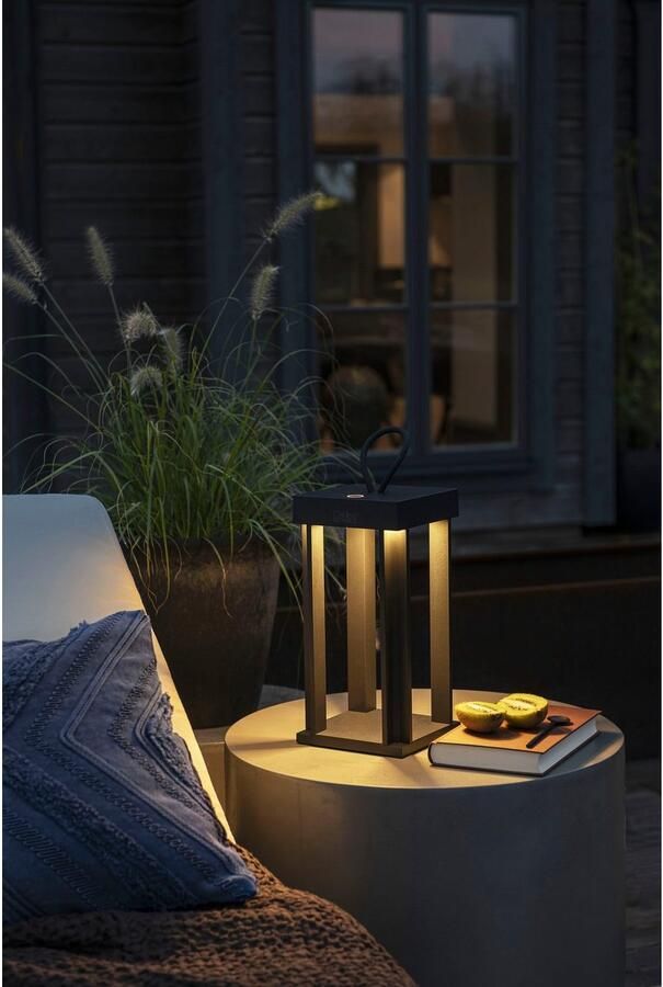KONSTSMIDE Led-lantaarn Cannes LED USB-lantaarn 42cm dimbaar 2700 3000K (2 stuks) - Foto 2