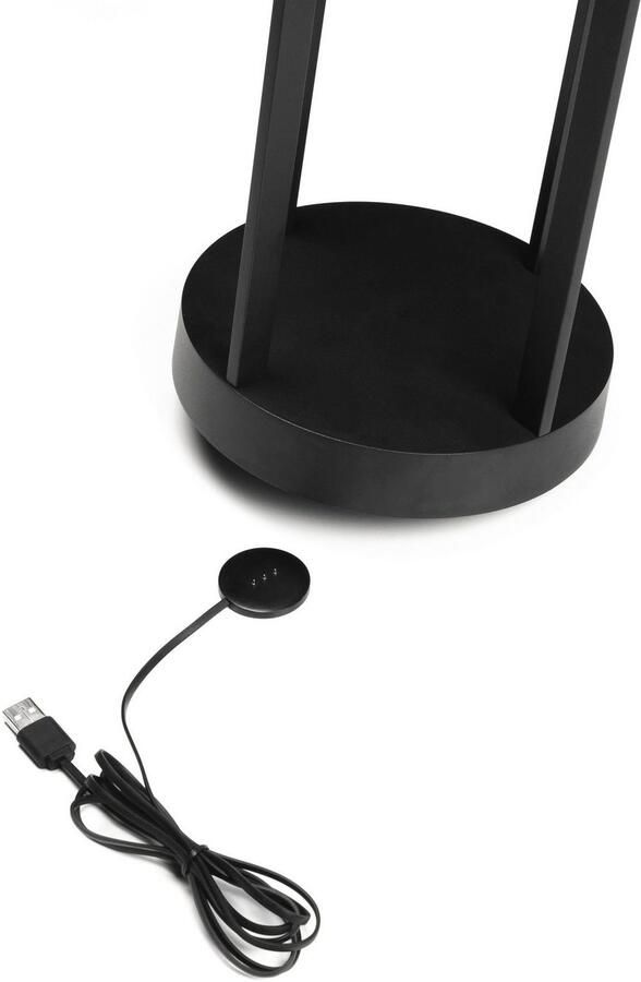 KONSTSMIDE Led-lantaarn Chieti LED USB-lantaarn dimbaar 2700 3000K glasdeksel (2 stuks) - Foto 4