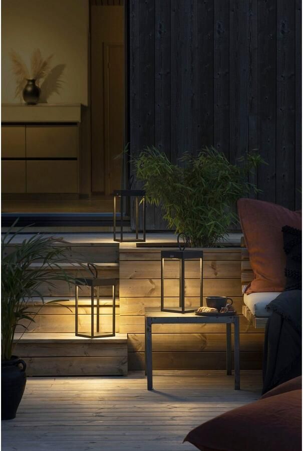 KONSTSMIDE Led-lantaarn Ravello LED USB-lantaarn dimbaar (2 stuks) - Foto 4