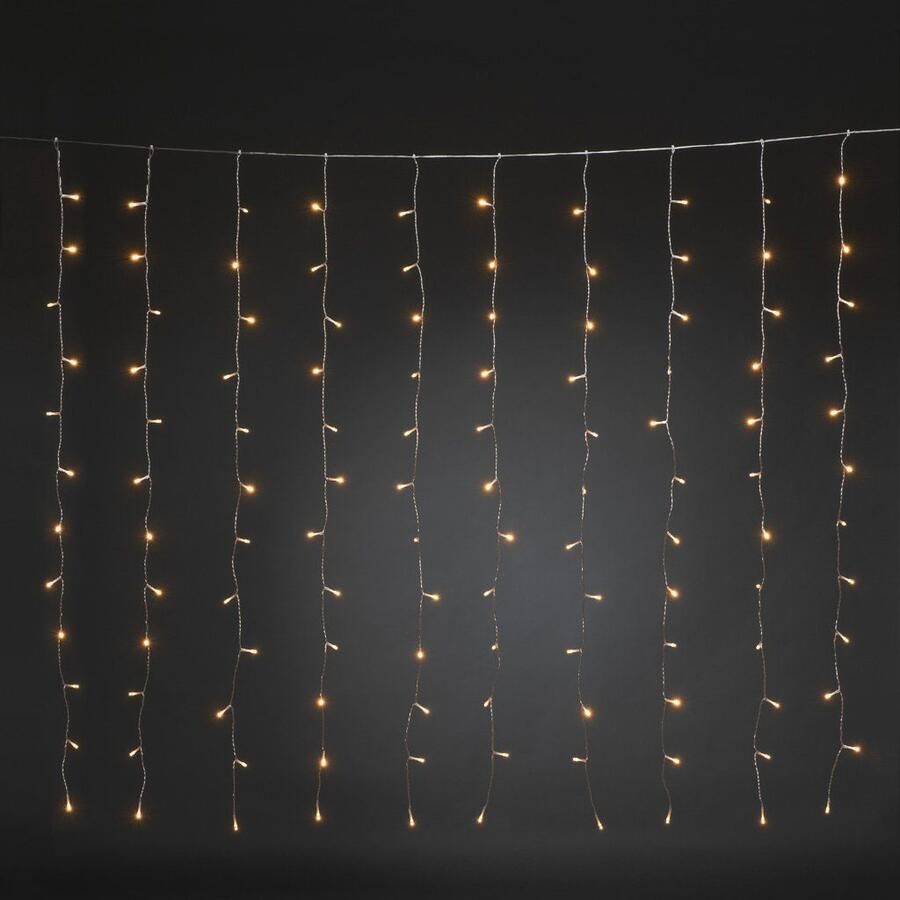 KONSTSMIDE Led-lichtgordijn Kerst versiering 120 amberkleurige diodes - Foto 2