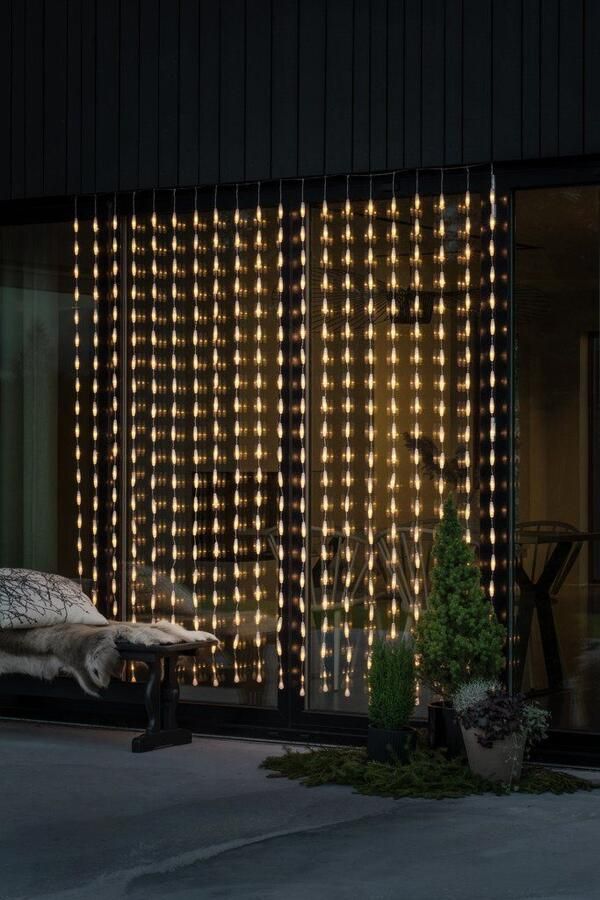 KONSTSMIDE Led-lichtgordijn Kerstversiering buiten - Foto 4