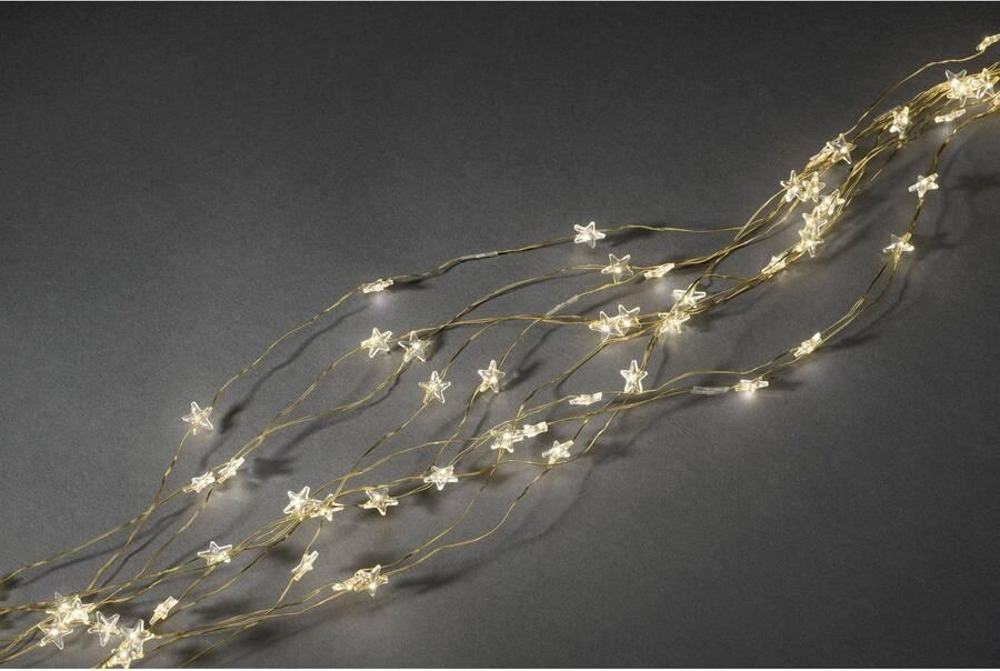 KONSTSMIDE Led-lichtgordijn Led sterrenkrans 10 strengen à 20 dioden (1 stuk) - Foto 4