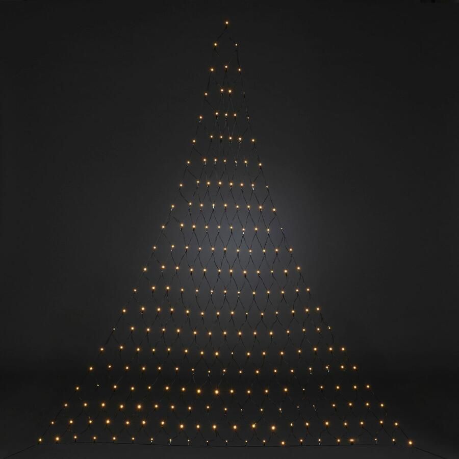 KONSTSMIDE Led-lichtnet Triangel LED lichtnet amberkleurige diodes (1 stuk) - Foto 2