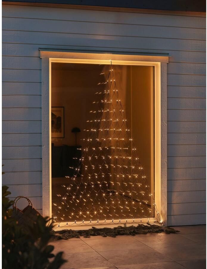 KONSTSMIDE Led-lichtnet Triangel LED lichtnet amberkleurige diodes (1 stuk) - Foto 2