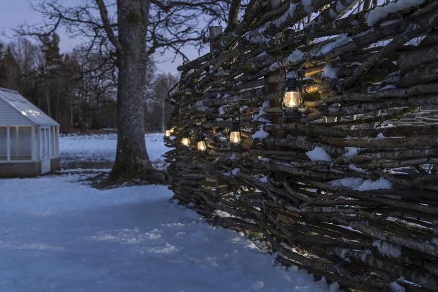 KONSTSMIDE Led-lichtsnoer 8 groene stormlantaarns 8 warmwitte diodes - Foto 4