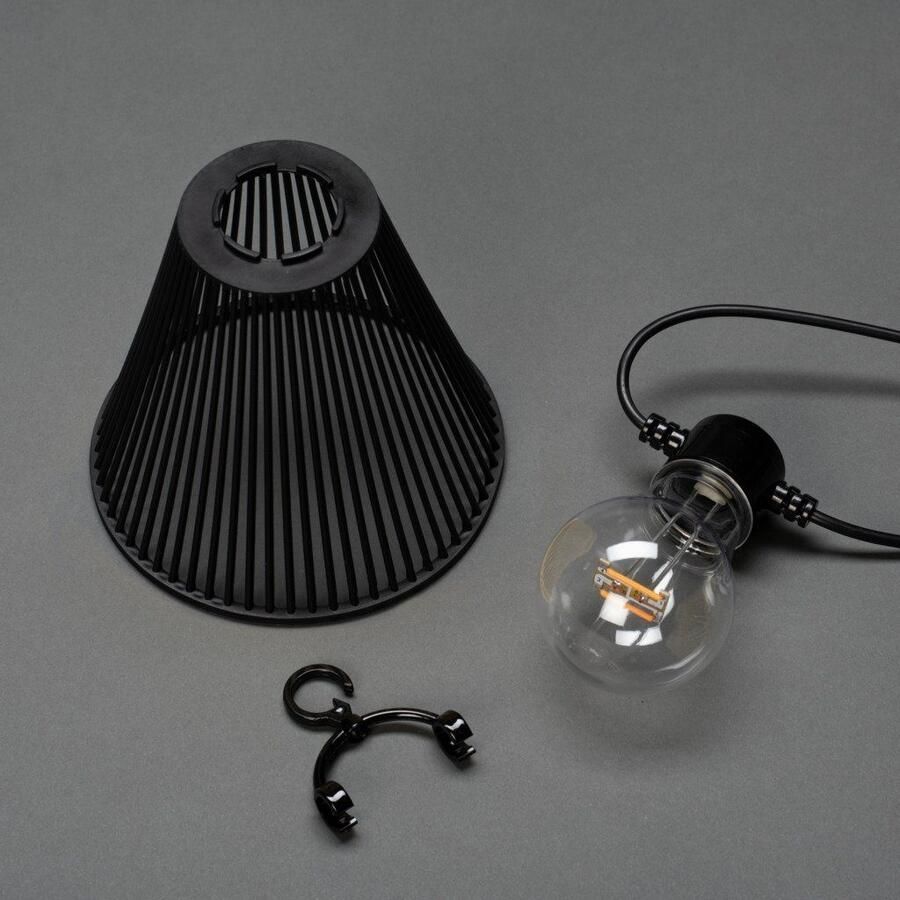 KONSTSMIDE Led-lichtsnoer Biergarten Uitbreiding 10 heldere lampen amberkleurige diodes - Foto 2