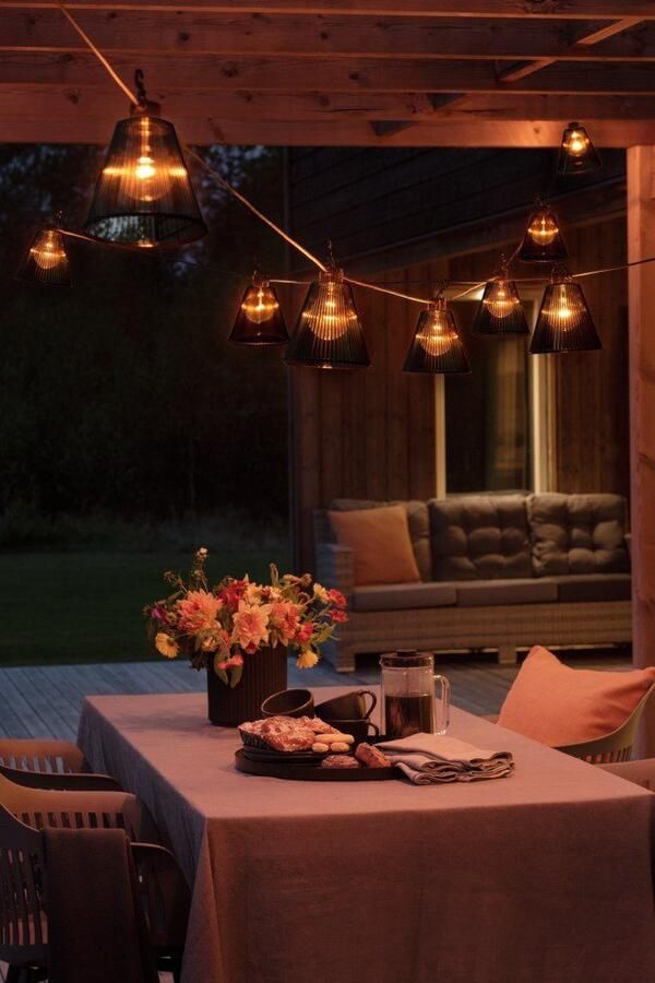 KONSTSMIDE Led-lichtsnoer Biergarten Uitbreiding 10 heldere lampen amberkleurige diodes - Foto 8