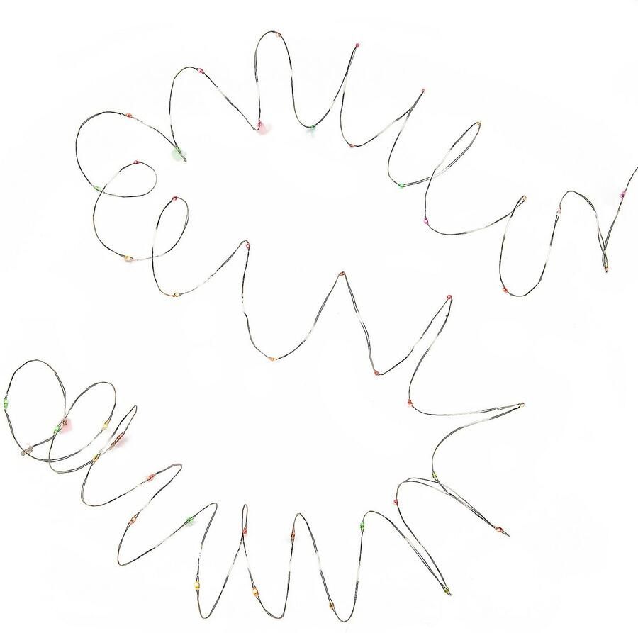 KONSTSMIDE Led-lichtsnoer Kerst versiering Micro ledlichtsnoer Firecracker met langzame RGB-kleurwisseling (1 stuk) - Foto 2