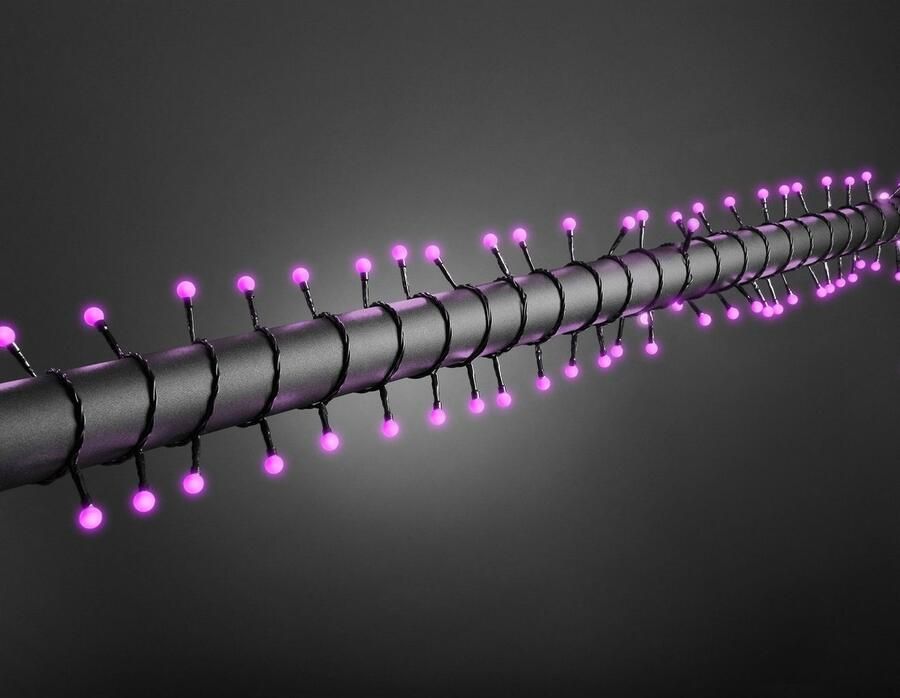 KONSTSMIDE Led-lichtsnoer Kerstversiering buiten Led bollichtketting ronde dioden 80 purperkleurige dioden (1 stuk) - Foto 4