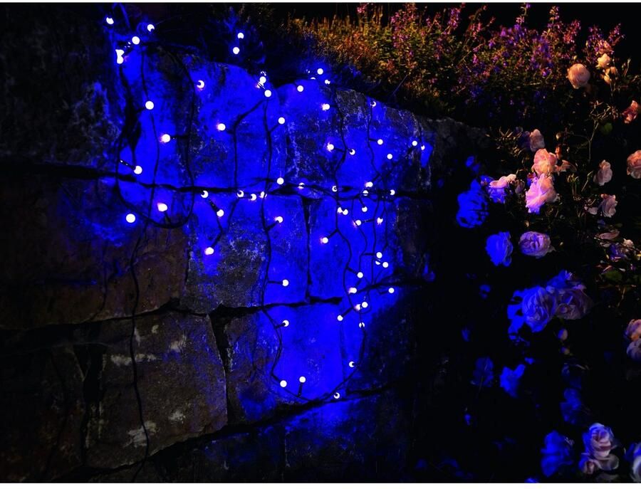KONSTSMIDE Led-lichtsnoer Kerstversiering buiten Led bollichtketting ronde dioden 80 purperkleurige dioden (1 stuk) - Foto 5