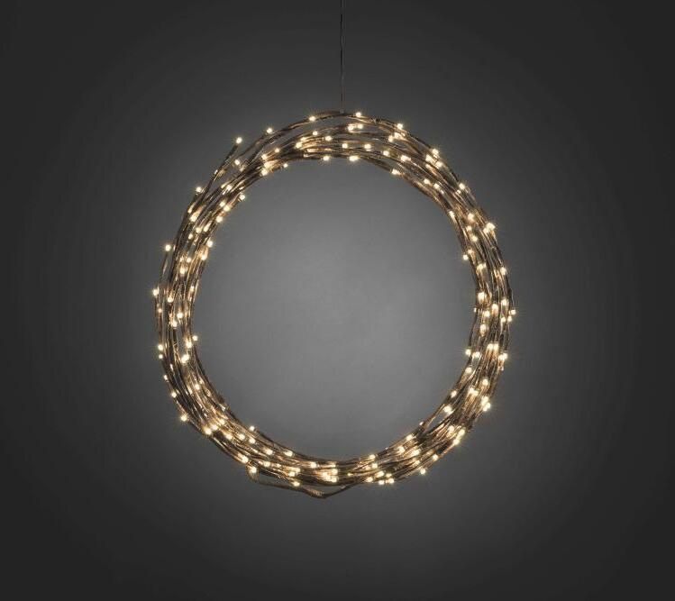 KONSTSMIDE Led-lichtsnoer Kerstversiering buiten variabel als lichtkrans lichtring 240 warmwitte diodes - Foto 10