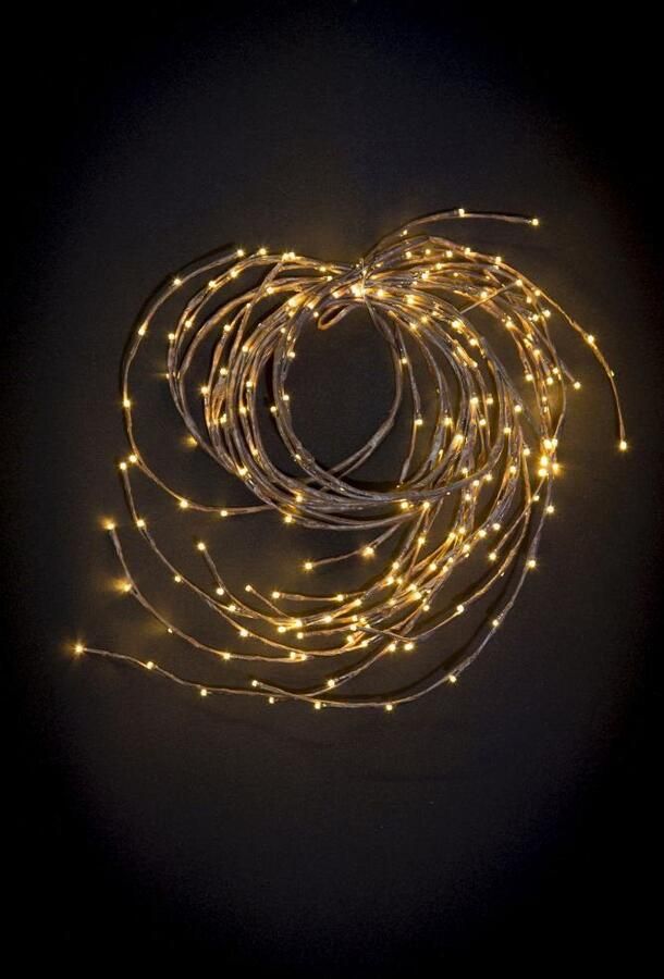 KONSTSMIDE Led-lichtsnoer Kerstversiering buiten variabel als lichtkrans lichtring 240 warmwitte diodes - Foto 5