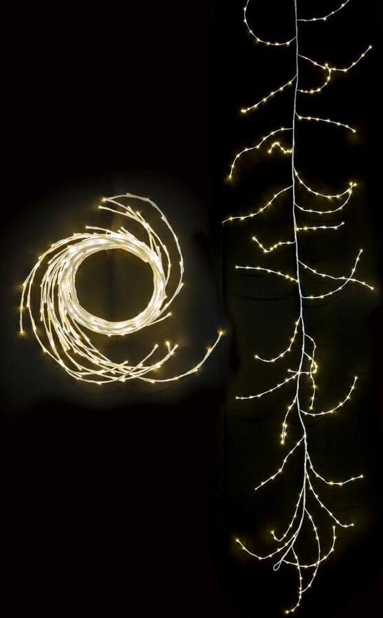 KONSTSMIDE Led-lichtsnoer Kerstversiering buiten variabel als lichtkrans lichtring 240 warmwitte diodes - Foto 14