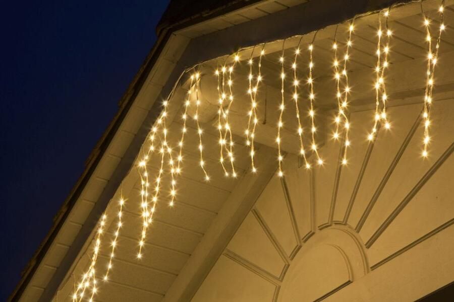 KONSTSMIDE Led-lichtsnoer Kerstversiering buiten variabel als lichtkrans lichtring 240 warmwitte diodes - Foto 5