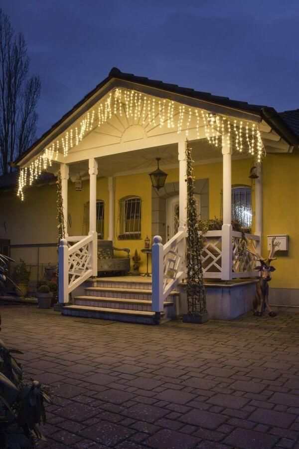 KONSTSMIDE Led-lichtsnoer Kerstversiering buiten variabel als lichtkrans lichtring 240 warmwitte diodes - Foto 7