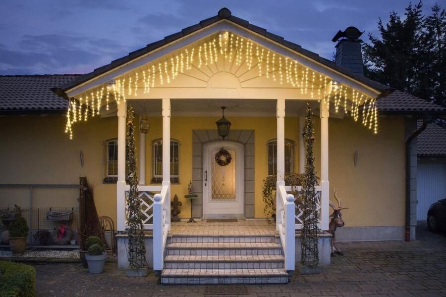 KONSTSMIDE Led-lichtsnoer Kerstversiering buiten variabel als lichtkrans lichtring 240 warmwitte diodes - Foto 9