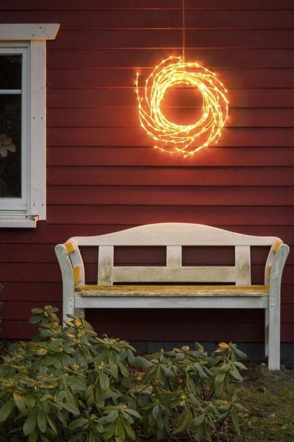 KONSTSMIDE Led-lichtsnoer Kerstversiering buiten variabel als lichtkrans lichtring 240 warmwitte diodes - Foto 12