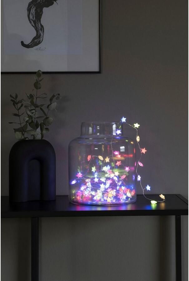KONSTSMIDE Led-lichtsnoer LED sterrenlichtsnoer 90 gekleurde diodes (1 stuk) - Foto 2