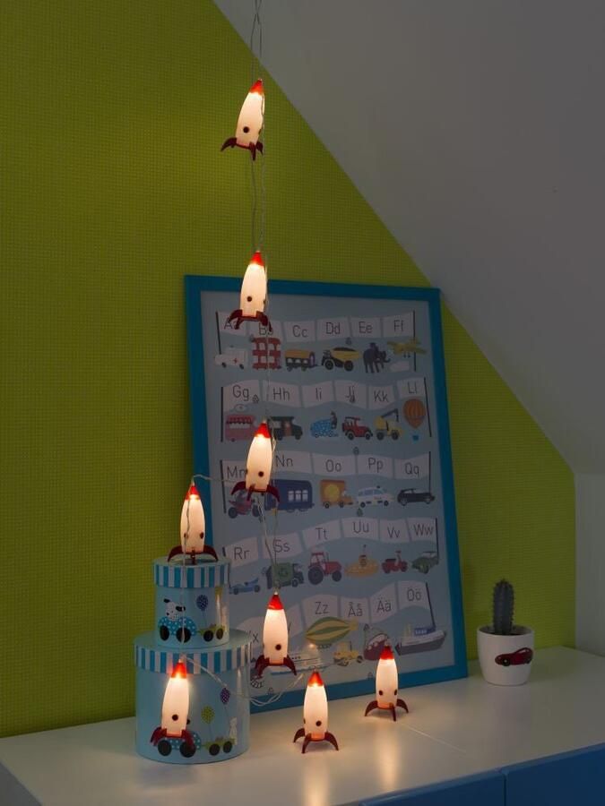 KONSTSMIDE Led-lichtsnoer met aan uit schakelaar 8 warmwitte diodes - Foto 3