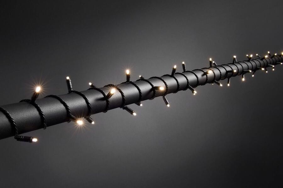 KONSTSMIDE Led-lichtsnoer Micro-leds met 9h timer dubbel geïsoleerd bekleed 80 warmwitte dioden (1 stuk) - Foto 2