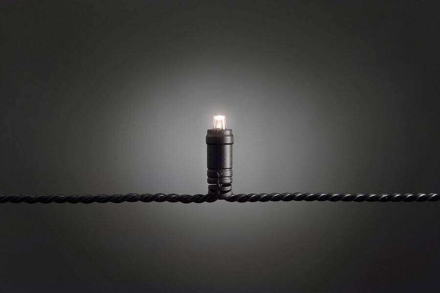 KONSTSMIDE Led-lichtsnoer Micro-leds met 9h timer dubbel geïsoleerd bekleed 80 warmwitte dioden (1 stuk) - Foto 3