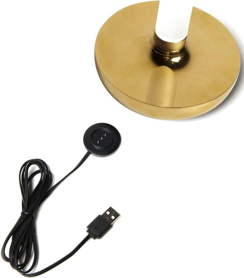 KONSTSMIDE Led-tafellamp Biarritz USB-tafellamp 1800 2700 4000K dimbaar (2 stuks)