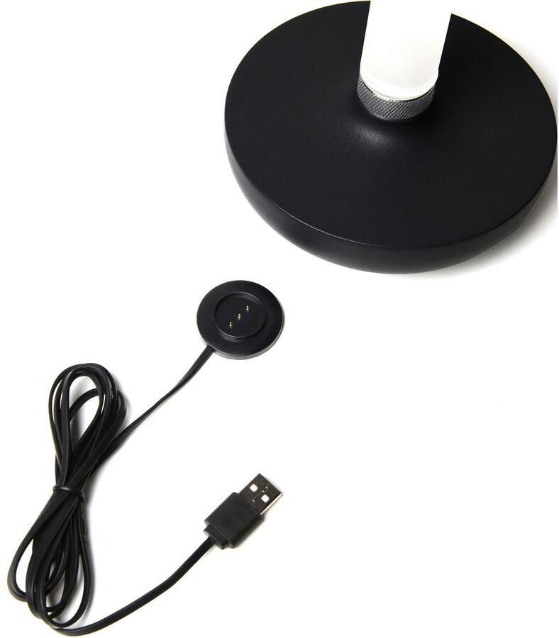 KONSTSMIDE Led-tafellamp Biarritz USB-tafellamp 1800 2700 4000K dimbaar (2 stuks)