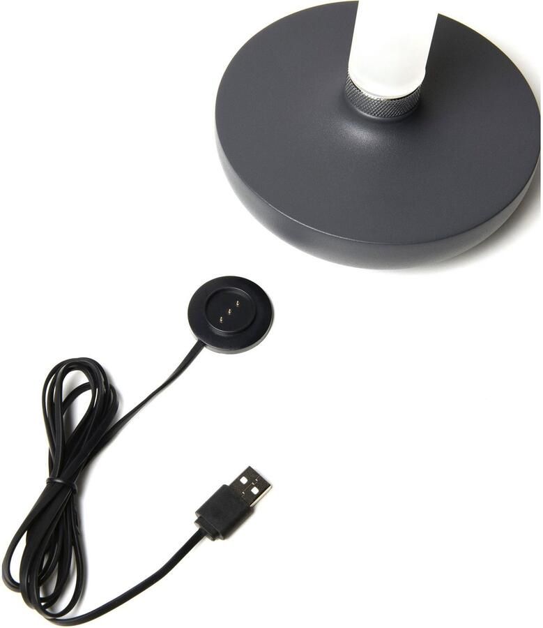 KONSTSMIDE Led-tafellamp Biarritz USB-tafellamp 1800 2700 4000K dimbaar (2 stuks)