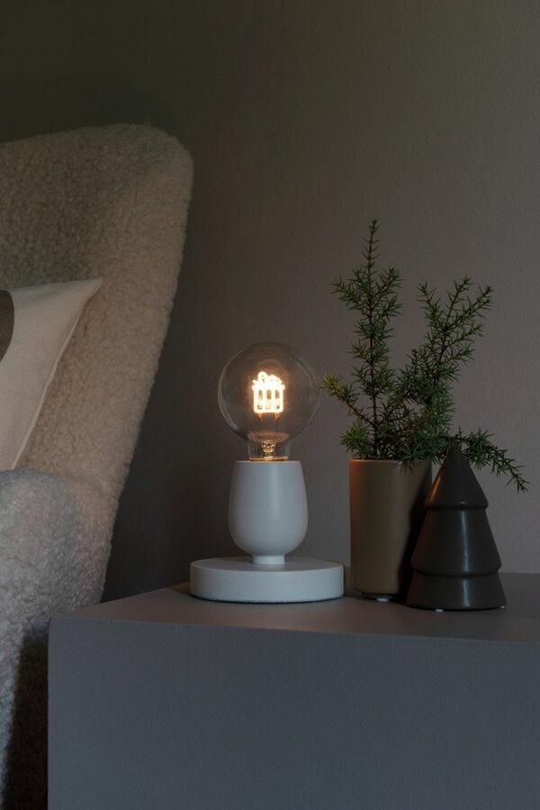 KONSTSMIDE Led-tafellamp Cadeau kerstversiering met 6-uurs timer 1 amberkleurige diode (1 stuk) - Foto 4