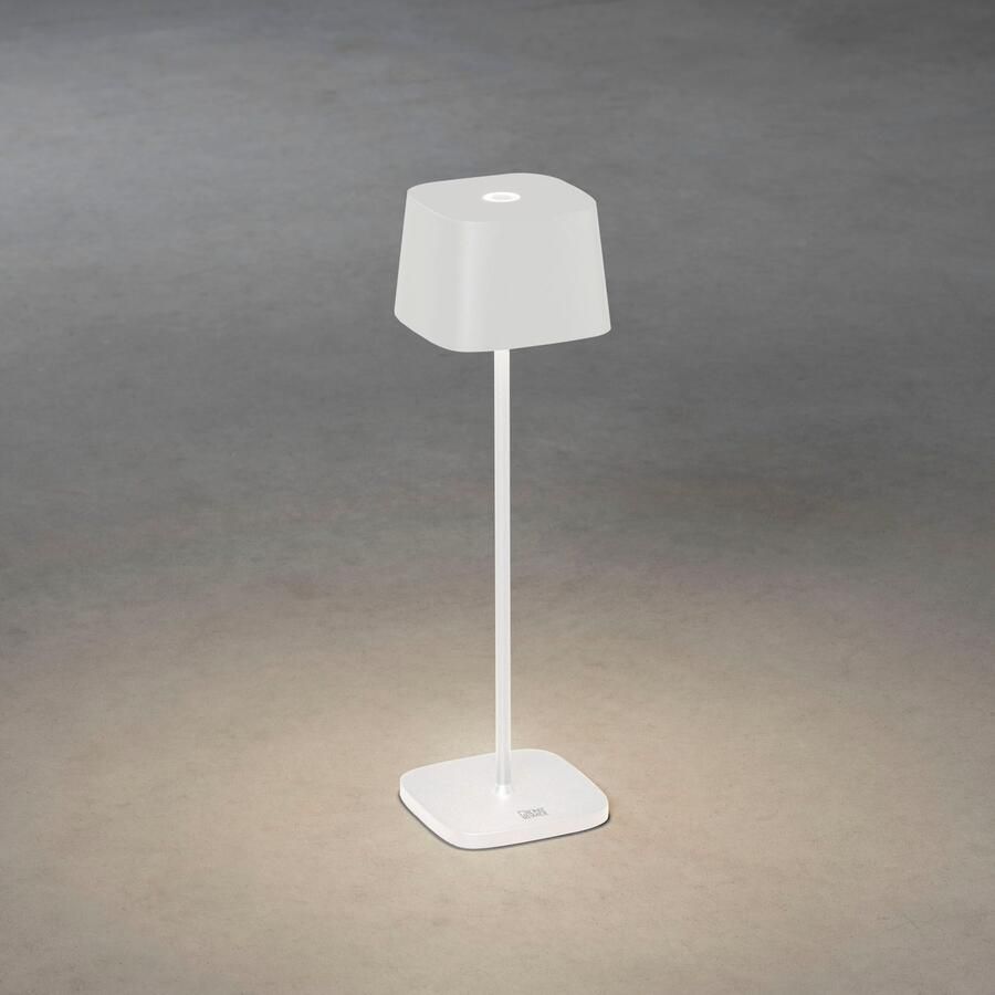 KONSTSMIDE Led-tafellamp Capri LED USB-tafellamp 2700 3000K dimbaar (2 stuks)