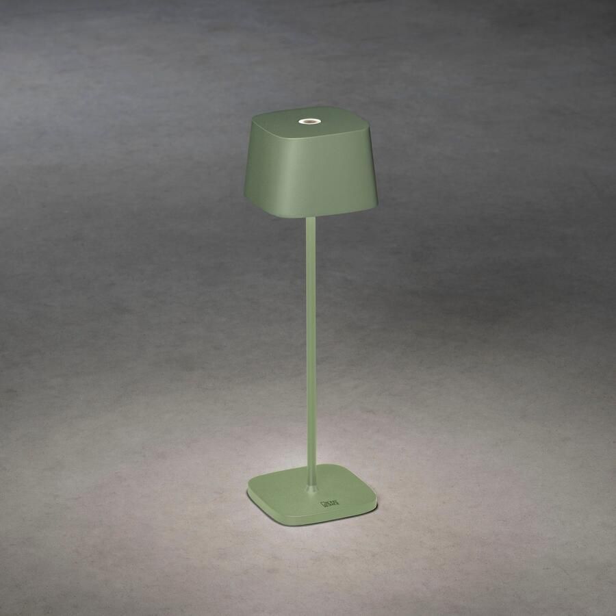 KONSTSMIDE Led-tafellamp Capri LED USB-tafellamp 2700 3000K dimbaar (2 stuks)