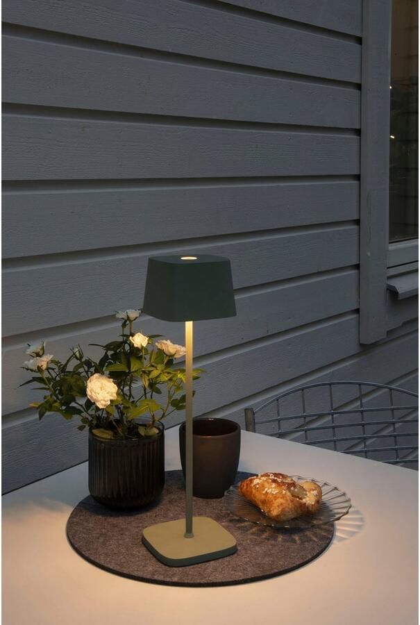 KONSTSMIDE Led-tafellamp Capri LED USB-tafellamp 2700 3000K dimbaar (2 stuks) - Foto 3