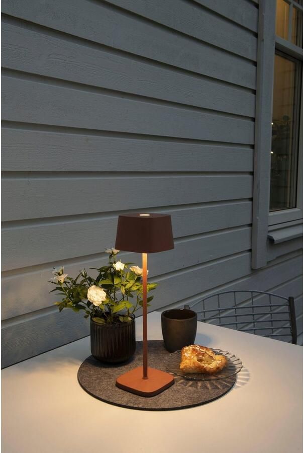 KONSTSMIDE Led-tafellamp Capri LED USB-tafellamp 2700 3000K dimbaar (2 stuks) - Foto 3