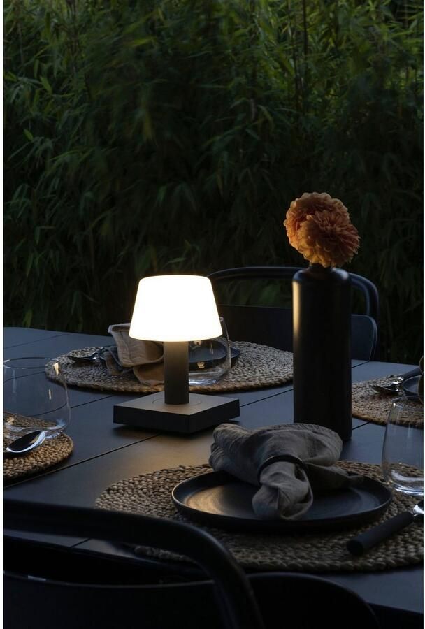 KONSTSMIDE Led-tafellamp Monaco USB-tafellamp 2700 3000K dimbaar glas (2 stuks) - Foto 2