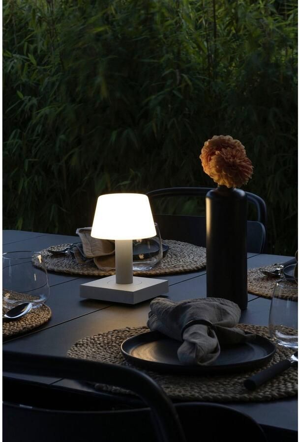 KONSTSMIDE Led-tafellamp Monaco USB-tafellamp 2700 3000K dimbaar glas (2 stuks) - Foto 2