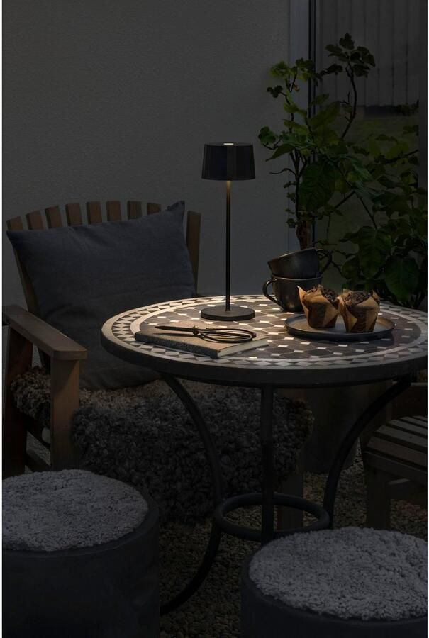 KONSTSMIDE Led-tafellamp Positano LED USB-tafellamp dimbaar (2 stuks) - Foto 6