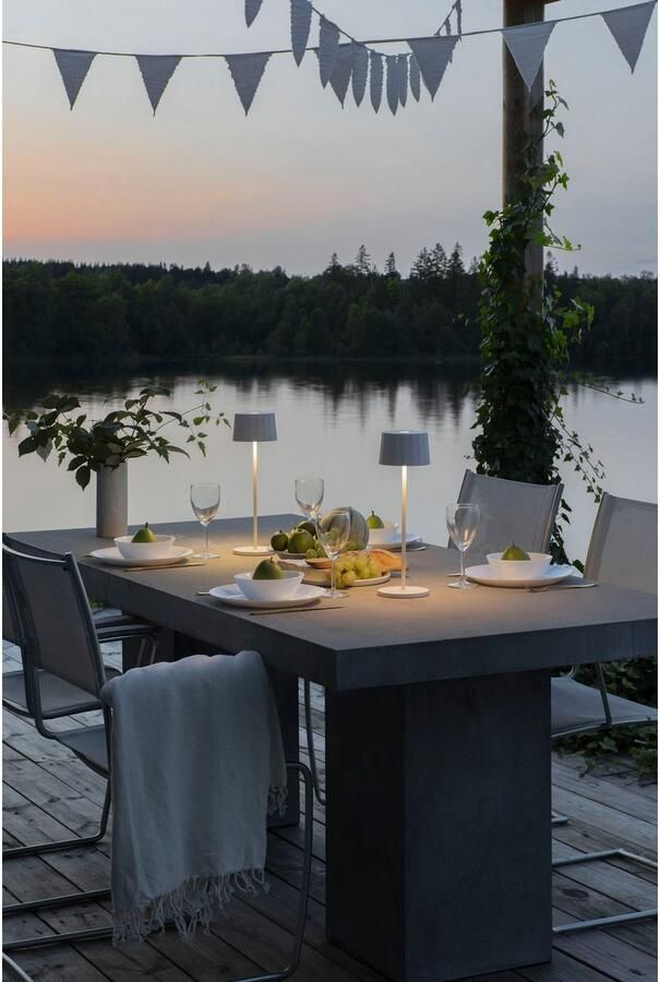 KONSTSMIDE Led-tafellamp Positano LED USB-tafellamp dimbaar (2 stuks) - Foto 5