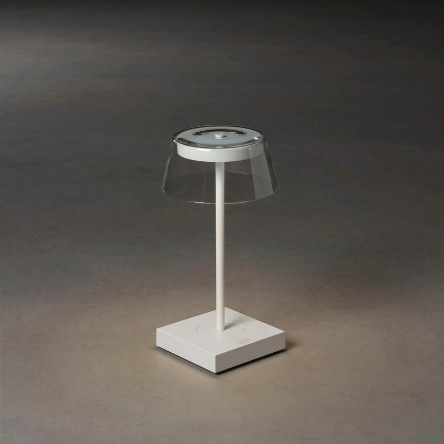 KONSTSMIDE Led-tafellamp Scilla LED USB-tafellamp kleurtemperatuur dimbaar (2 stuks)