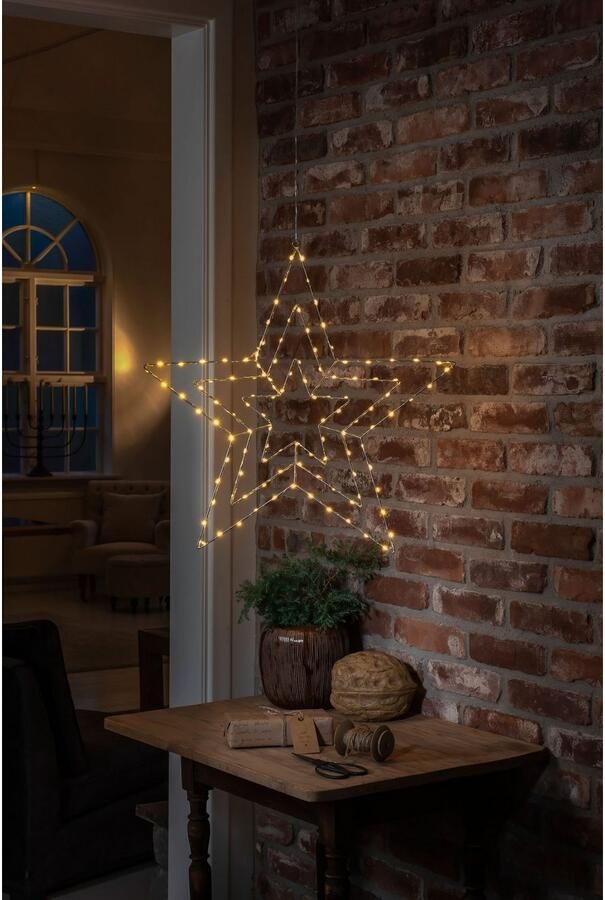 KONSTSMIDE Ledster Kerstster kerstversiering Micro led-zilverkleurster zilverkleur (1 stuk) - Foto 2