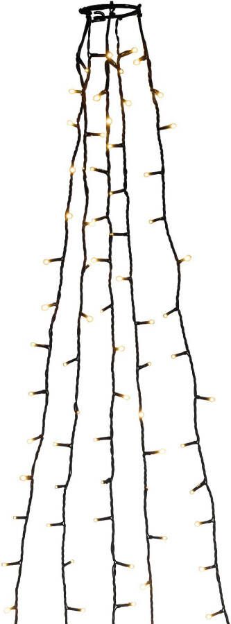 KONSTSMIDE Led-boomverlichting Kerstversiering kerstboomdecoratie Ledlichtsnoer met ring 5 strengen elk 3 m met 50 dioden voorgemonteerd
