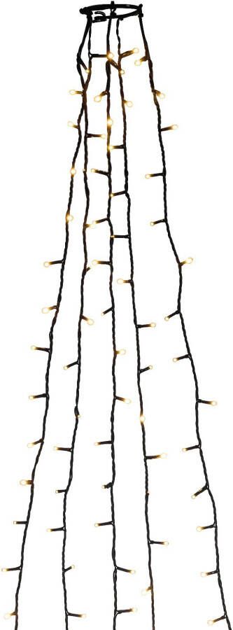 KONSTSMIDE Led-boomverlichting Kerstversiering kerstboomdecoratie Ledlichtsnoer met ring 5 strengen à 40 dioden voorgemonteerd
