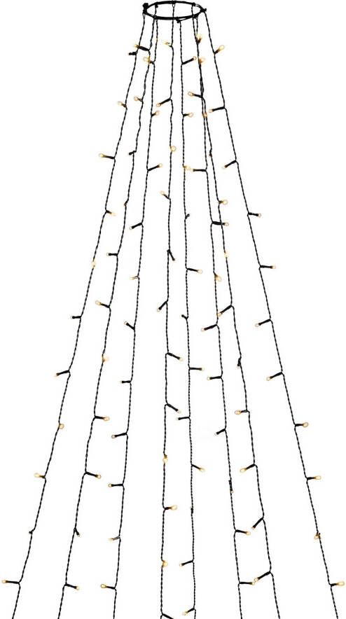 KONSTSMIDE Led-boomverlichting Kerstversiering kerstboomdecoratie Ledlichtsnoer met ring 8 strengen à 30 dioden voorgemonteerd