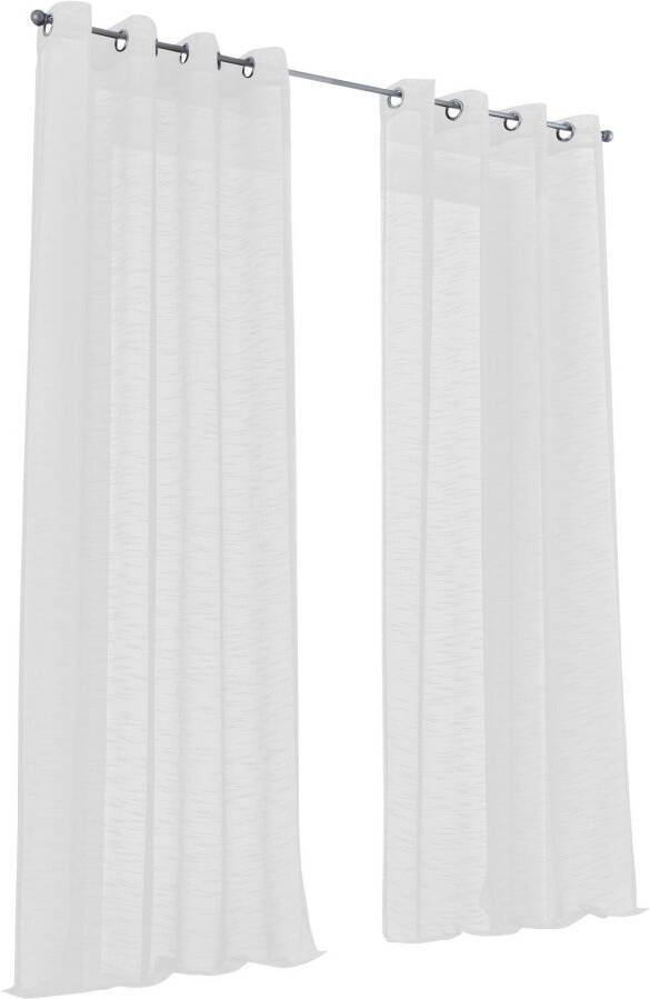 Kutti Gordijn Celtic Gordijn halftransparant linnen-look effectgaren (1 stuk) - Foto 4