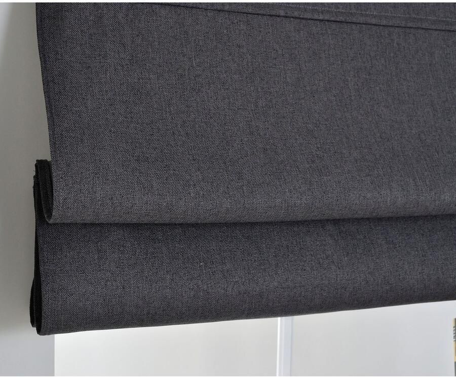 Kutti Romeins rolgordijn Dimout verduisterend polyester haakbevestiging (1 stuk) - Foto 2