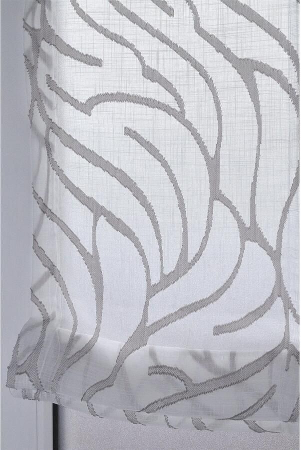 Kutti Romeins rolgordijn Skyline halftransparant polyester (1 stuk)