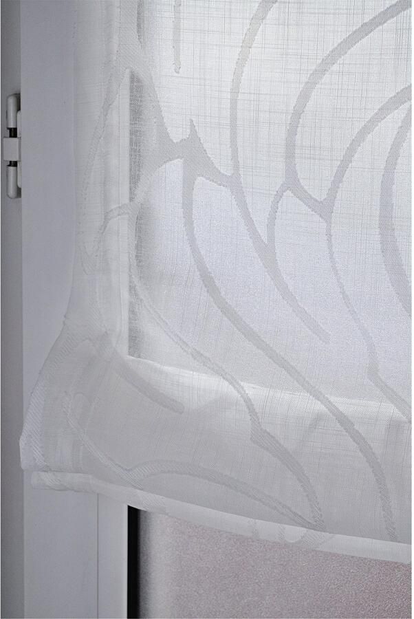 Kutti Romeins rolgordijn Skyline halftransparant polyester (1 stuk) - Foto 3