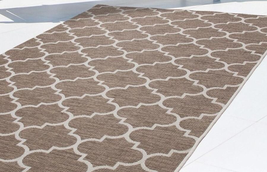 Sunset Vloerkleed Outdoor Buitengebruik Sisal look Flatwave Vloer kleed Tapijt Karpet 120x170 beige - Foto 13
