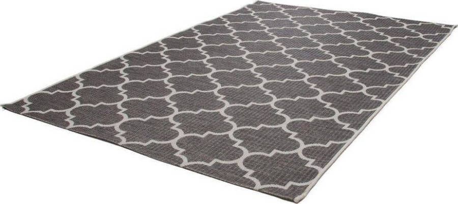 Sunset Vloerkleed Outdoor Buitengebruik Sisal look Flatwave Vloer kleed Tapijt Karpet 200x290 Zilver Grijs - Foto 4