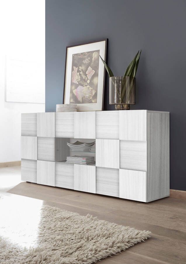 INOSIGN Dressoir Dama Breedte 181 Commode 2 deuren en 2 lades Dressoir Front in 3D-uiterlijk veel opbergruimte verschillende kleuren - Foto 3
