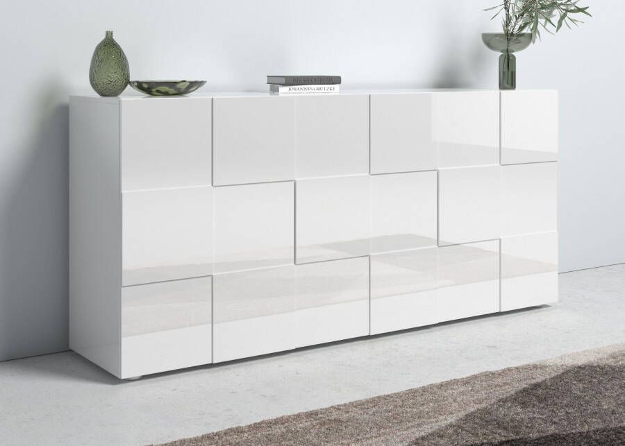 INOSIGN Dressoir Dama Breedte 181 Commode 3 deuren Dressoir Front in 3D-uiterlijk veel opbergruimte verschillende kleuren - Foto 5